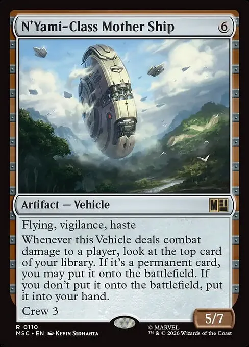 N'Yami-Class Mother Ship - Foil