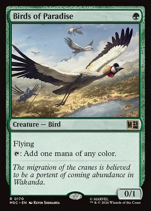 Birds of Paradise - Foil