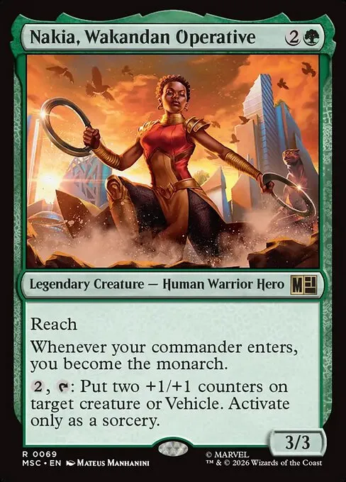 Nakia, Wakandan Operative - Foil