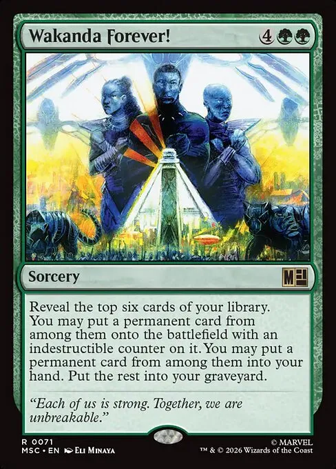 Wakanda Forever! - Foil