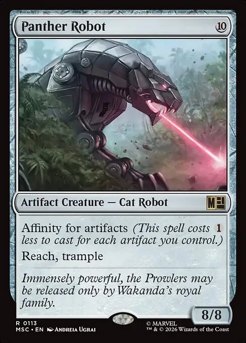Panther Robot - Foil