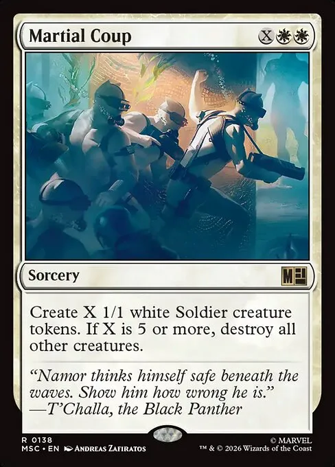 Martial Coup - Foil