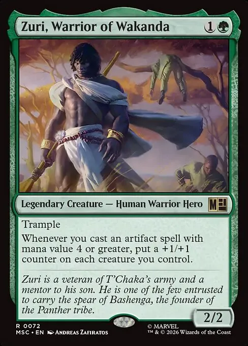 Zuri, Warrior of Wakanda - Foil