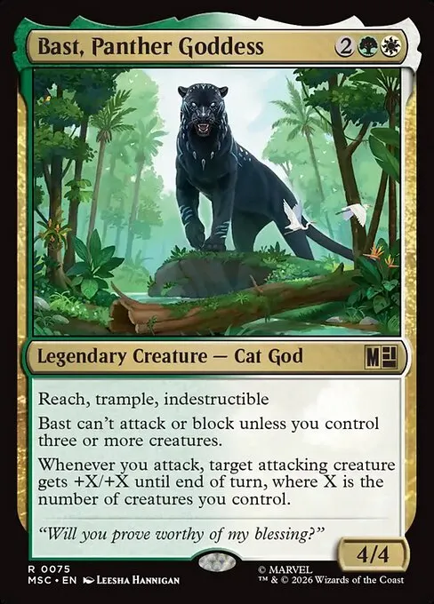 Bast, Panther Goddess - Foil