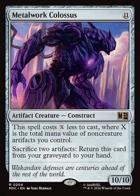 Metalwork Colossus - Foil