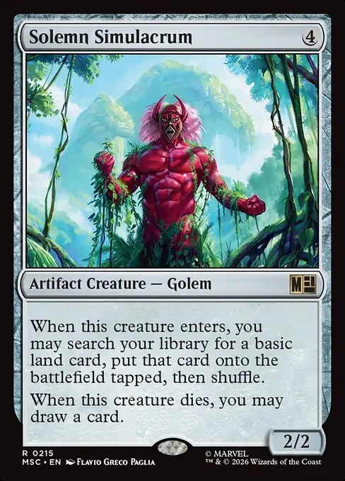 Solemn Simulacrum - Foil