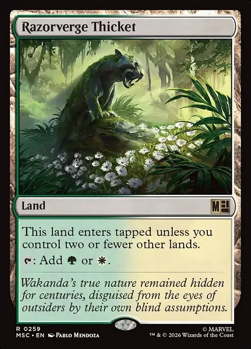 Razorverge Thicket - Foil