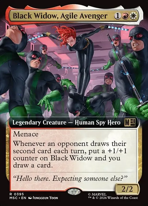 Black Widow, Agile Avenger - Foil