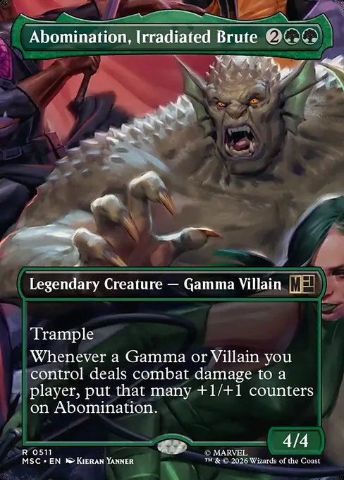 Abomination, Irradiated Brute - Foil