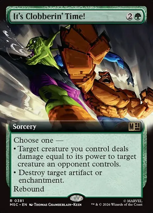 It's Clobberin' Time! - Foil