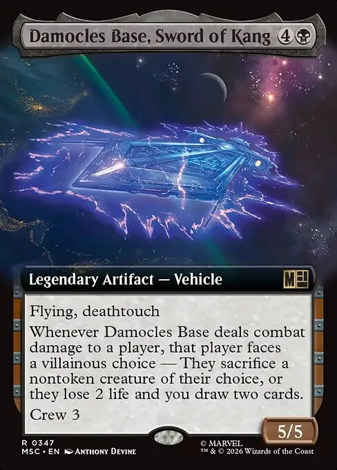 Damocles Base, Sword of Kang - Foil