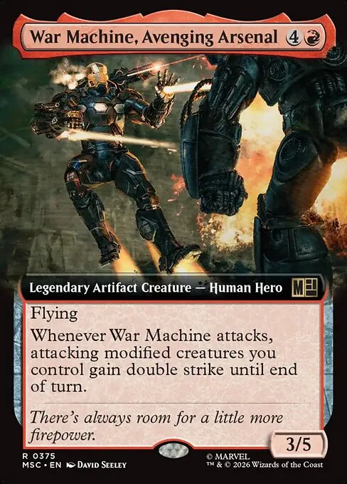 War Machine, Avenging Arsenal - Foil