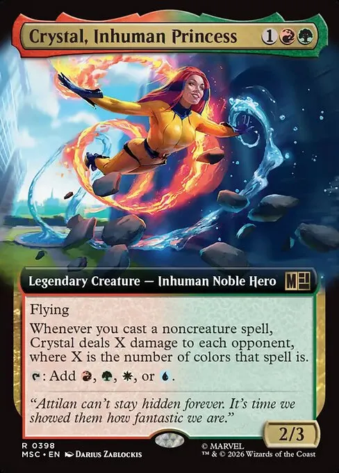 Crystal, Inhuman Princess - Foil