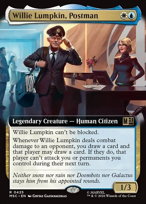 Willie Lumpkin, Postman - Foil