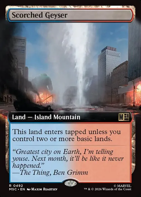 Scorched Geyser - Foil