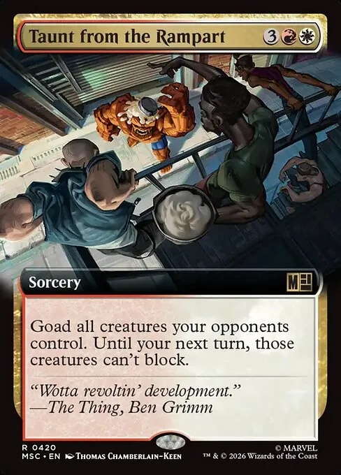 Taunt from the Rampart - Foil