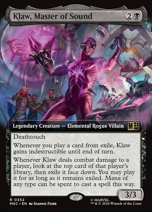 Klaw, Master of Sound - Foil