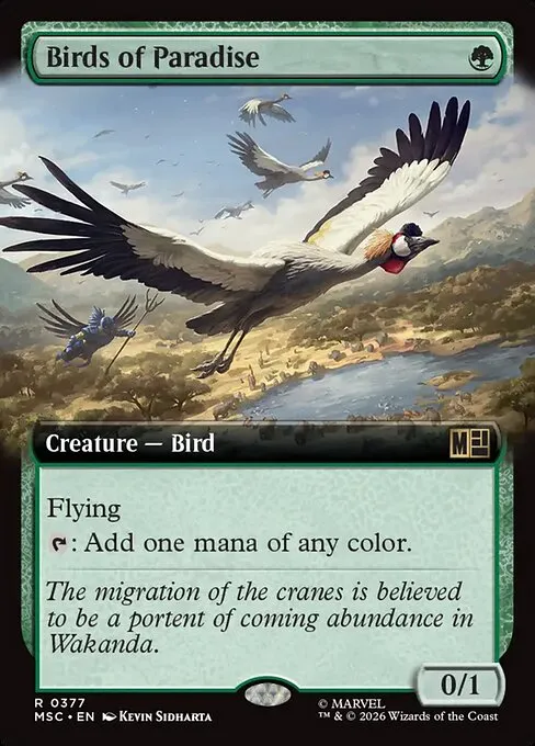 Birds of Paradise - Foil