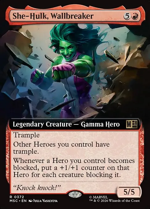 She-Hulk, Wallbreaker - Foil