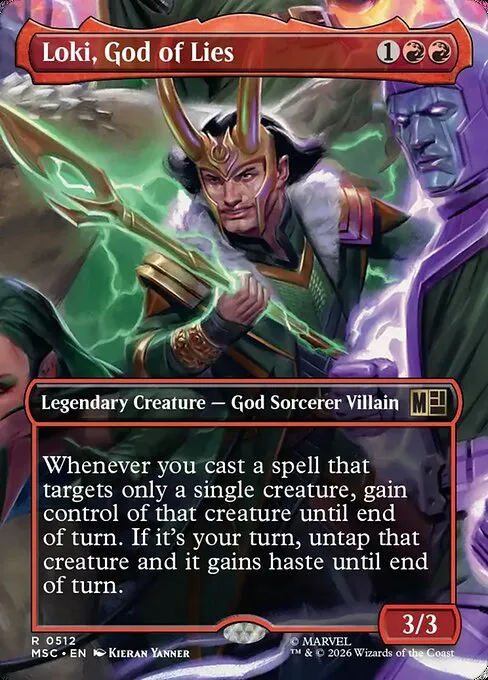Loki, God of Lies - Foil