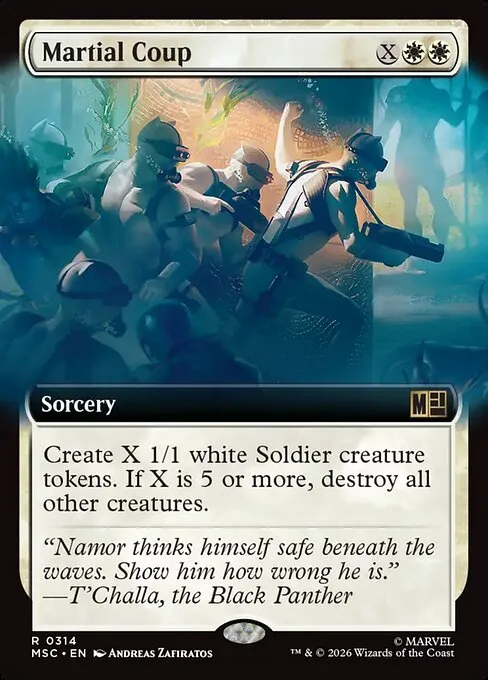 Martial Coup - Foil