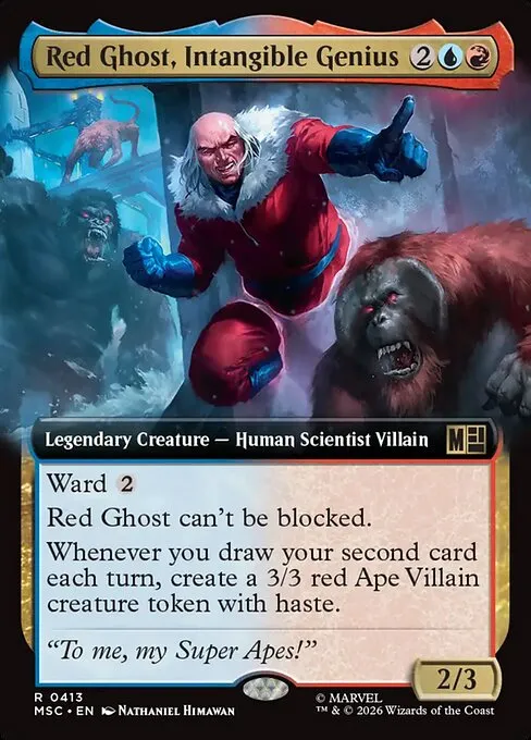 Red Ghost, Intangible Genius - Foil