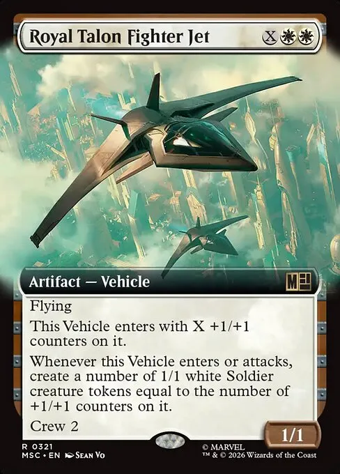Royal Talon Fighter Jet - Foil