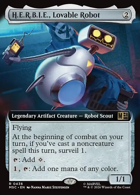 H.E.R.B.I.E., Lovable Robot - Foil