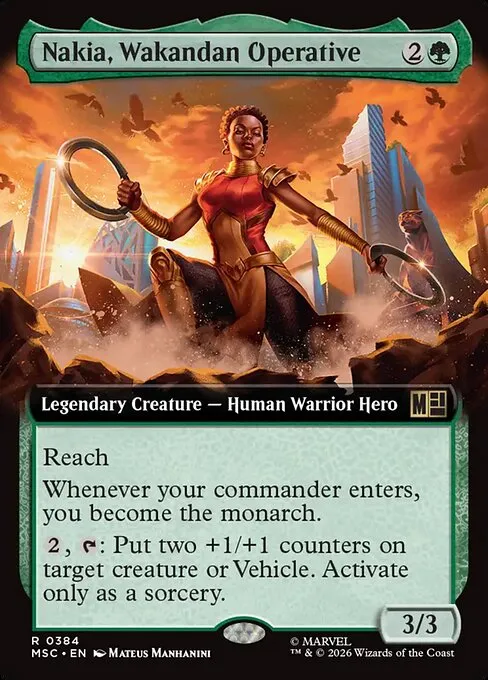 Nakia, Wakandan Operative - Foil