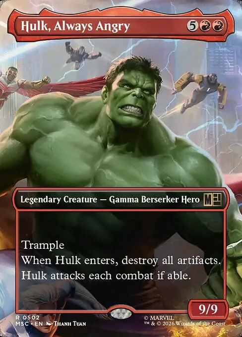 Hulk, Always Angry - Foil