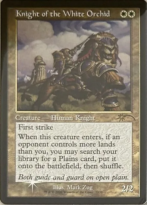 Knight of the White Orchid - Foil
