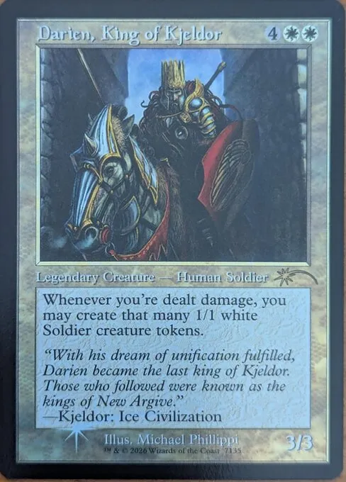 Darien, King of Kjeldor - Foil