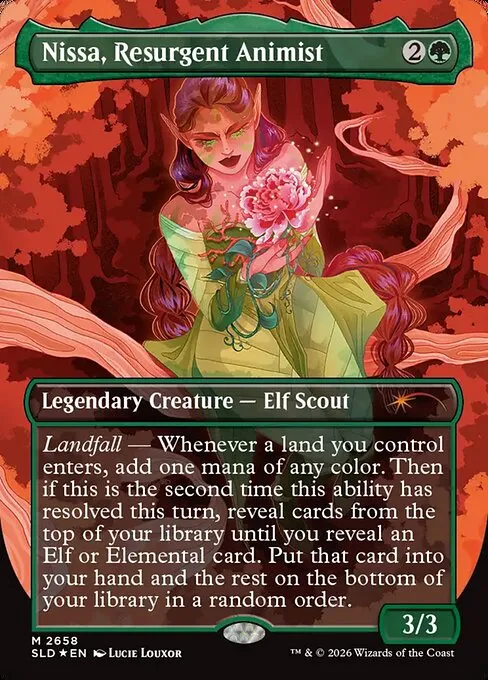 Nissa, Resurgent Animist - Foil