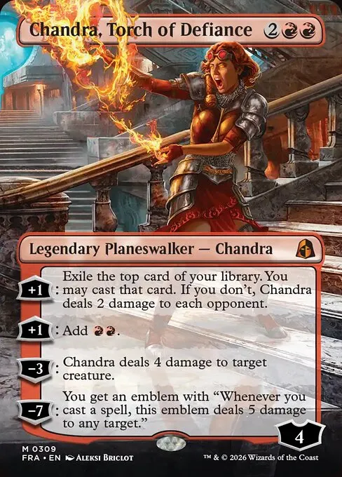 Chandra, Torch of Defiance - Foil