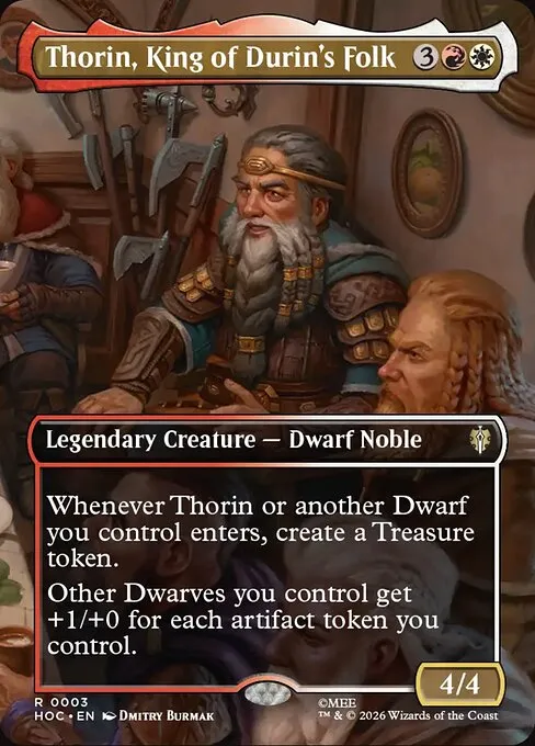 Thorin, King of Durin's Folk - Foil