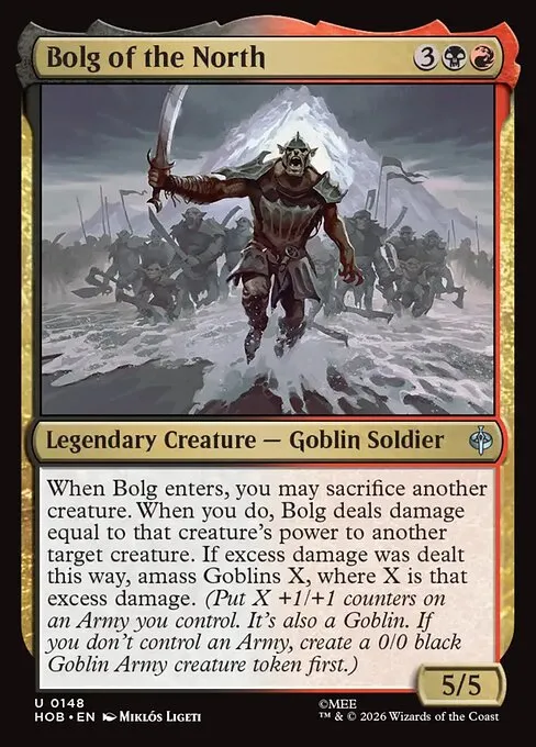 Bolg of the North - Foil
