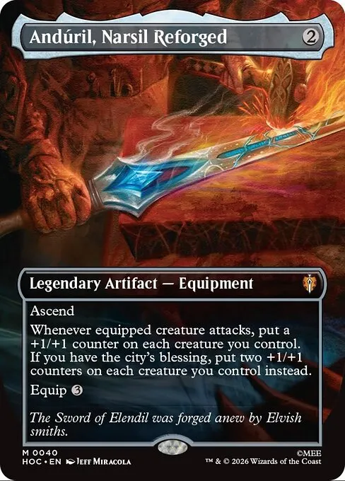 Andúril, Narsil Reforged - Foil