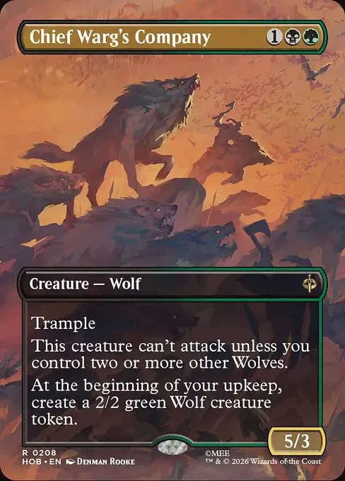 Chief Warg's Company - Foil