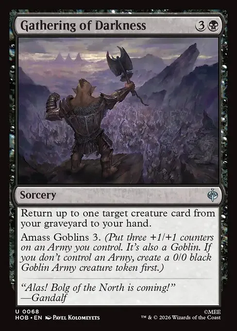 Gathering of Darkness - Foil