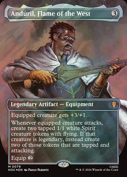 Andúril, Flame of the West - Foil
