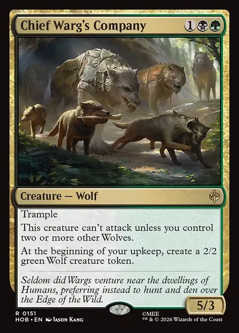 Chief Warg's Company - Foil