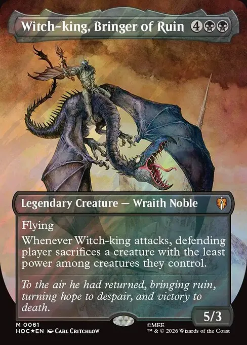 Witch-king, Bringer of Ruin - Foil