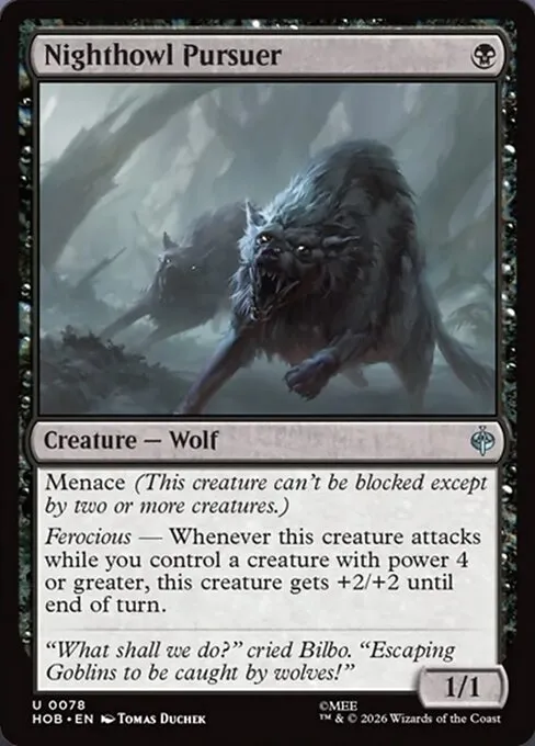 Nighthowl Pursuer - Foil