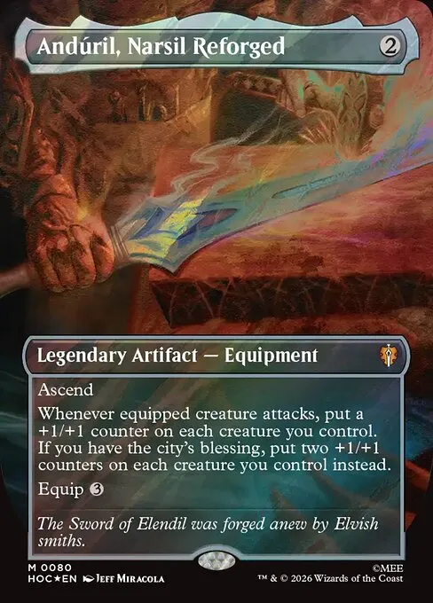 Andúril, Narsil Reforged - Foil