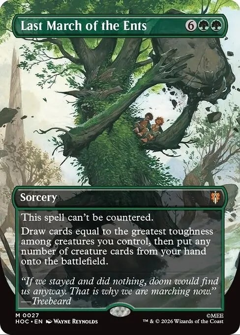 Last March of the Ents - Foil