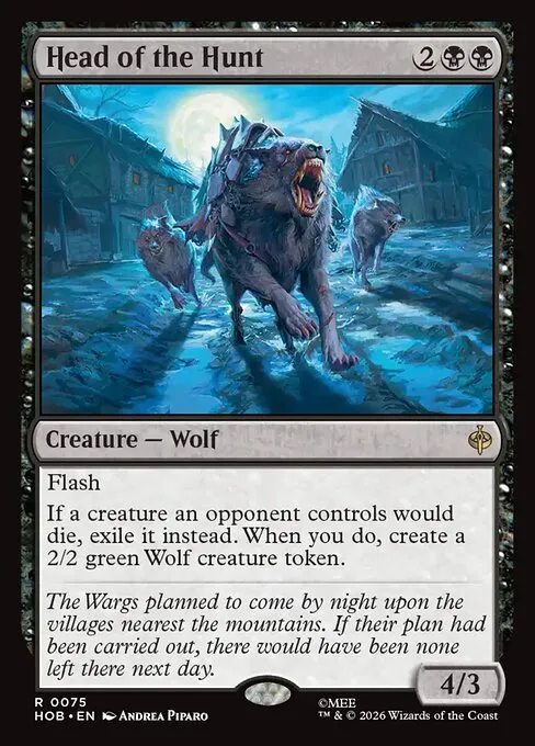 Head of the Hunt - Foil