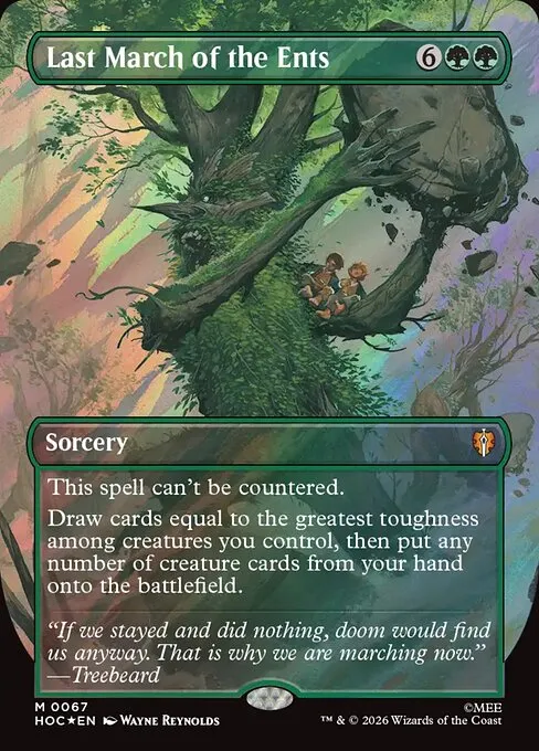Last March of the Ents - Foil