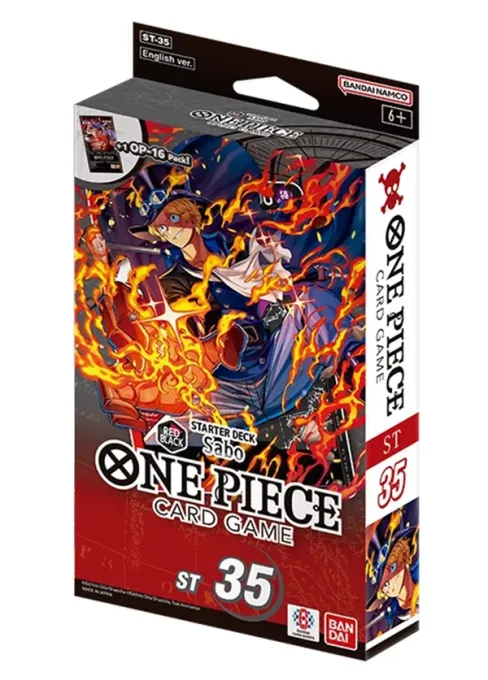 ONE PIECE - STARTER DECK (ST35) - Sabo (RED/BLACK)
