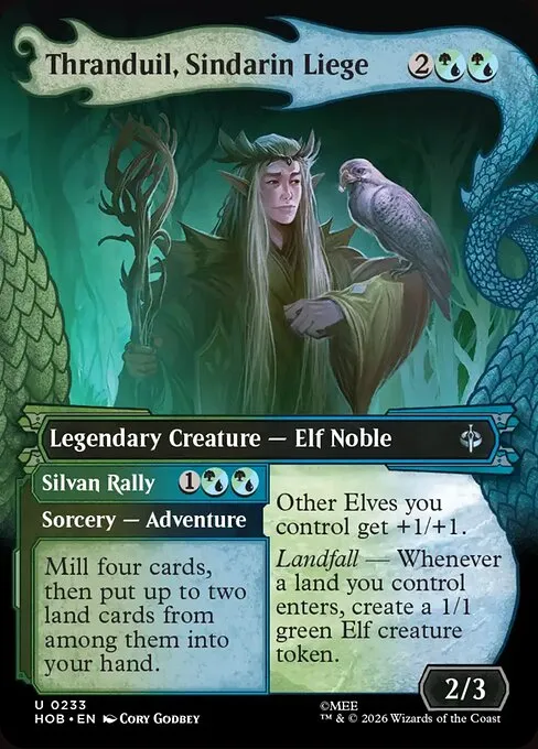 Thranduil, Sindarin Liege // Silvan Rally - Foil