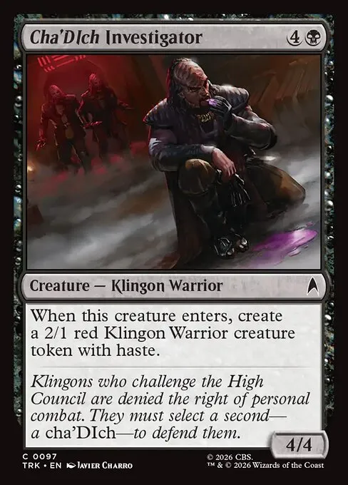 Cha'DIch Investigator - Foil